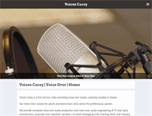 Tablet Screenshot of dallasvoiceover.com